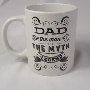Dad The Man The Myth The Legend Coffee Mug White/Black